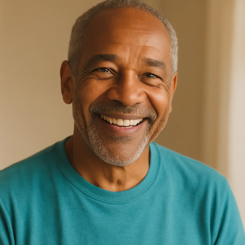 Smiling man in his 60s — member of The Jersey Dating Site